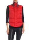 ERMANNO SCERVINO RED PADDED WAISTCOAT