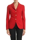 TAGLIATORE RED JACKET WITH GOLD BUTTONS