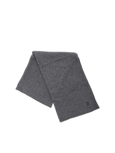 Dondup Scarf In Dark Grey