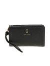 MARC BY MARC JACOBS BLACK WALLET WITH GOLDEN LOGO
