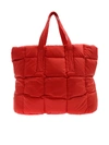 ASPESI RED QUILTED BAG