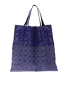 BAO BAO ISSEY MIYAKE BAO BAO ISSEY MIYAKE PRISM BI-TEXTURE BAG IN PURPLE