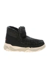 MOU ESKIMO TRAINER SNEAKERS IN BLACK