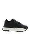 TOD'S TOD'S BLACK LEATHER SNEAKERS