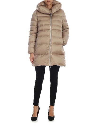 Add Beige Quilted Jacket