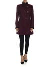 FAY 3 GANCI COAT IN WINE COLOR,NAW50394000 RCPR810