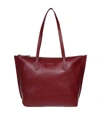 FURLA LUCE M SHOPPING BAG IN CILIEGIA LEATHER