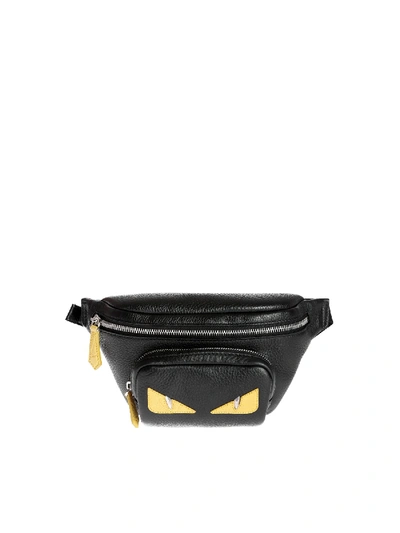 Fendi Yellow Bag Bugs Belt Bag In Black