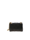 TORY BURCH FLEMING CONVERTIBLE SOFT SMALL BAG IN BLACK