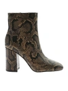 ASH JADE ANKLE BOOTS REPTILE EFFECT