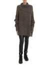 RUNDHOLZ WOOL AND CASHMERE PULLOVER IN WALNUT COLOR