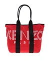 KENZO PARIS TOTE BAG IN RED