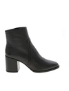 TOD'S TOD'S BLACK HEELED ANKLE BOOTS
