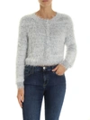 PINKO PINKO UCRAINO 1 CARDIGAN IN ICE COLOR