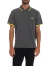 KENZO TIGER CREST POLO IN GRAY