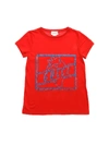 GUCCI GLITTER PRINTED T-SHIRT IN RED,554879 XJBJ5 6170