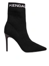 KENDALL + KYLIE MIRANDA ANKLE BOOTS IN BLACK