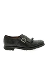 Church's Shanghai Brogue Monk Shoes In Black