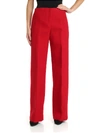 THEORY PALAZZO TROUSERS IN RED