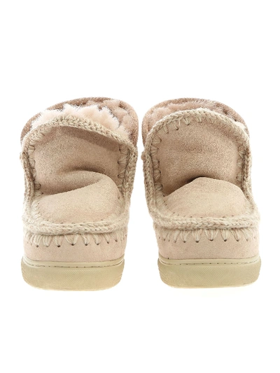Mou Eskimo Sneakers In Pale Pink