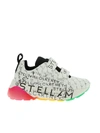 STELLA MCCARTNEY STELLA MCCARTNEY ECLYPSE MONOGRAMMA SNEAKERS IN WHITE,580186 W1TL3 9028