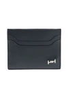 TOD'S BLUE CARD HOLDER WITH METAL LOGO