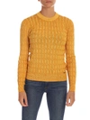 FAY BRAIDED KNITTING PULLOVER IN YELLOW