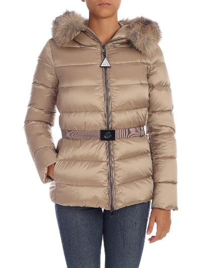 Moncler Tati Down Jacket In Beige