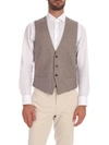 L.B.M 1911 DOVE-GRAY WAISTCOAT WITH POCKETS