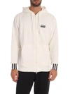 ADIDAS ORIGINALS ADIDAS ORIGINALS R.Y.V. FULL-ZIP IN WHITE