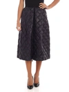 MONCLER BLACK PADDED SKIRT