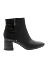 MICHAEL KORS ALANE ANKLE BOOTS IN BLACK