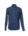 Deperlu Flynn Long-sleeve Shirt In Blue