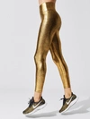Heroine Sport Marvel Metallic High Waist Leggings In 24k