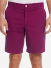 Robert Graham Men's Aldrich Stretch-twill Flat-front Shorts In Berry
