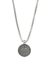 DEGS & SAL ANCIENT COIN PENDANT NECKLACE,0-2028-24