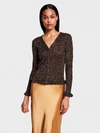 WHITE + WARREN SHINE CARDIGAN SWEATER IN SMOKEY TOPAZ SHINE,18545