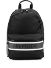 Tommy Hilfiger Logo Detail Backpack In Black