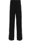 Valentino Vltn Viscose Blend Knit Track Pants In Black