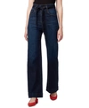 SANCTUARY BELTED HIGH-RISE JEANS