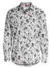 ROBERT GRAHAM Grey Gardens Classic-Fit Floral-Print Shirt
