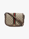 GUCCI GUCCI BROWN OPHIDIA LEATHER SADDLE BAG,60104496IWB14571037