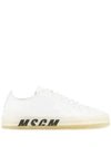 MSGM LOW-TOP LOGO-PRINT trainers