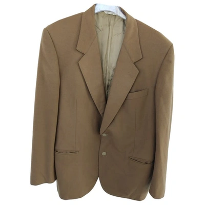 Pre-owned Pierre Cardin Cashmere Vest In Camel