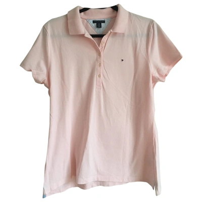 Pre-owned Tommy Hilfiger Pink Cotton Top