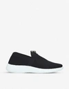 Kurt Geiger Womens Black Lorna Embellished Mesh Trainers 35