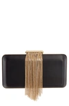 Givenchy Black And Gold-tone Chain Minaudiere Clutch In Black