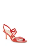 Vince Camuto Savesha Dress Sandals Women's Shoes In Razz Red