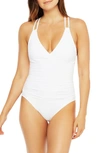 La Blanca Island One-piece Underwire Swimsuit In White