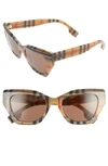 BURBERRY 52MM BUTTERFLY SUNGLASSES,BE429952-X